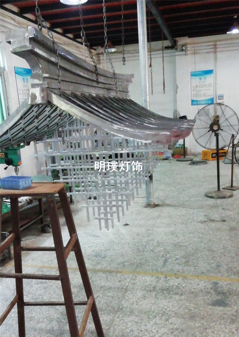 新中式房屋造型吊灯